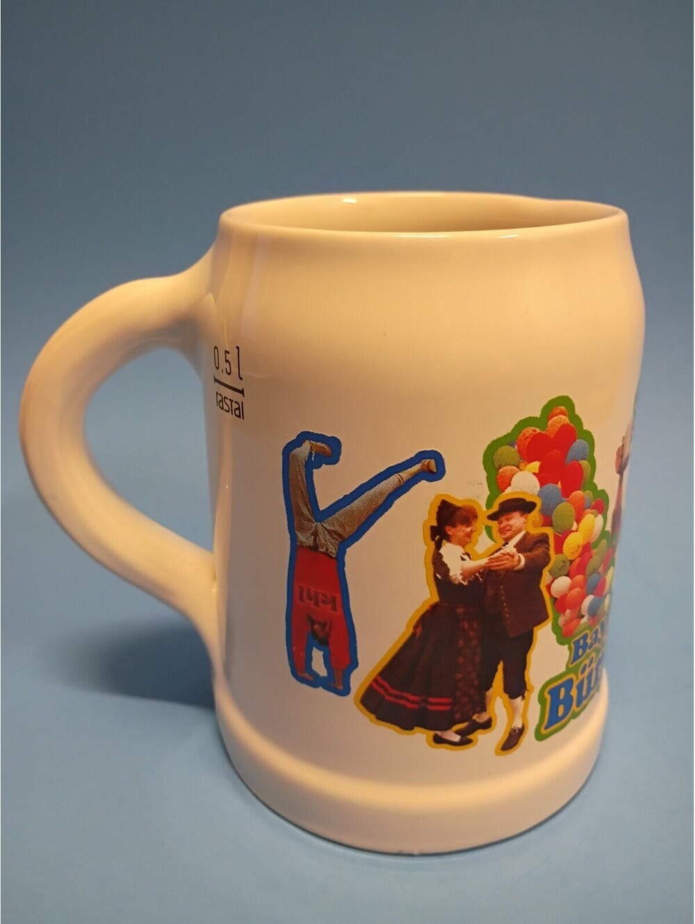 Vintage Rastel .5L- 2002 Bayreuther Beer Stein Burgerfest 2002 Made In Germany